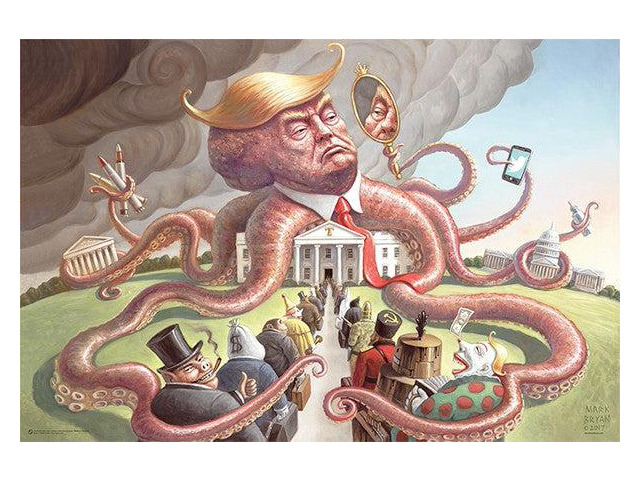 Trump Nightmare Poster Print (36 x 24)