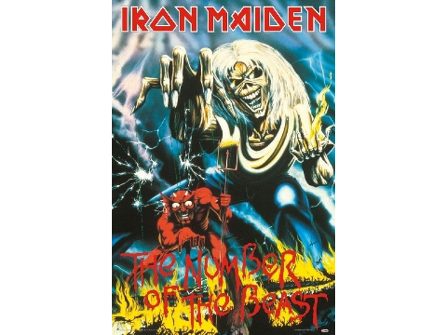 Iron Maiden Beast Number Of The Beast Poster (24 x 36)