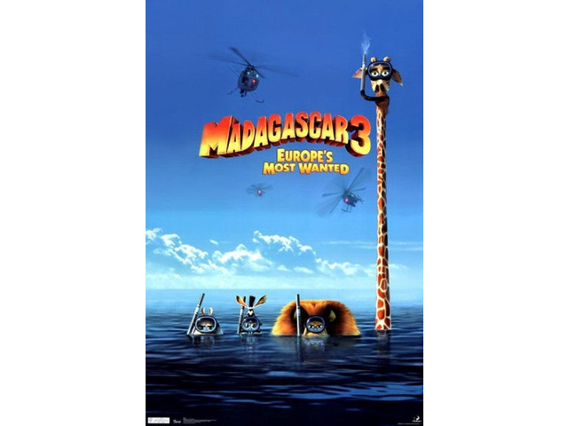 Madagascar 3 - One Sheet Poster Print (24 x 36)