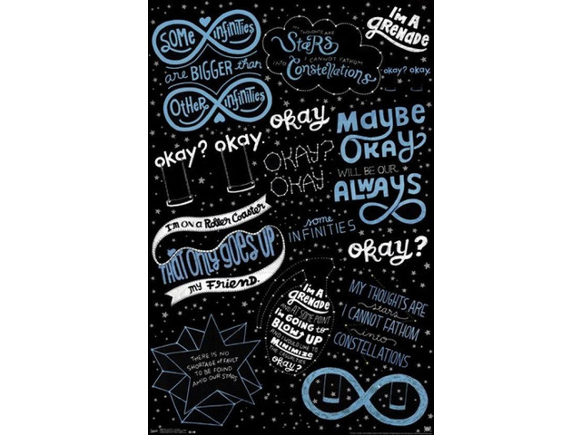 The Fault in Our Stars - Quotes Poster Print (22 x 34)