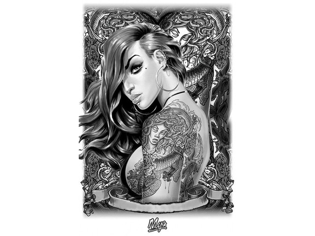 Mya - Tattoo Poster Print (24 x 36)