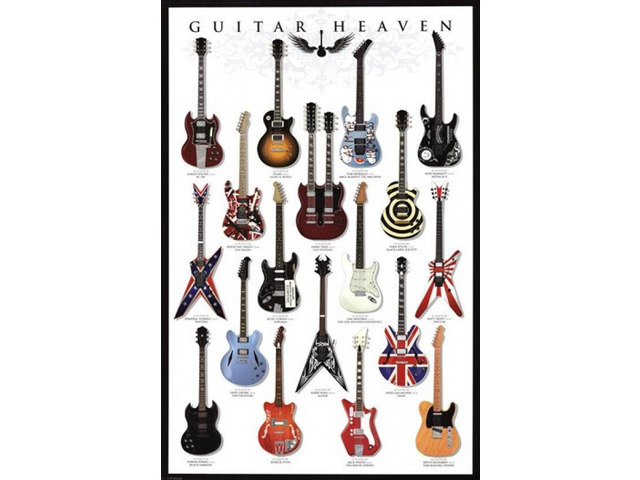 Guitar Heaven Poster Print (24 X 36)