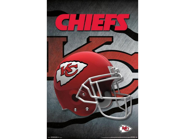 Kansas City Chiefs - Helmet 16 Poster Print (22 x 34)