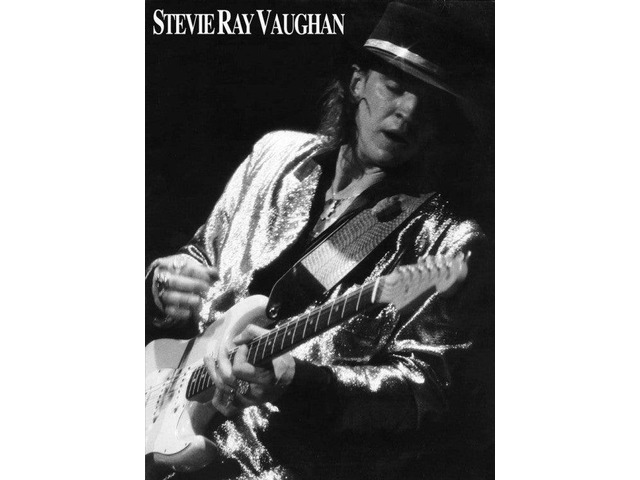 Stevie Ray Vaughan Live Liveguitar Poster Print (22 x 34)