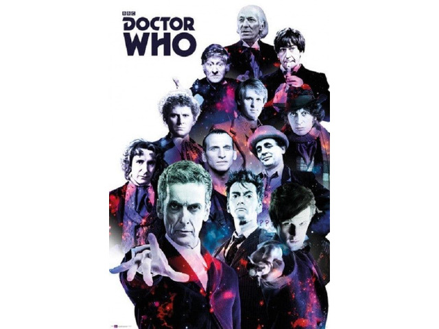 Doctor Who Cosmos Of Doctors Poster Print (24 X 36)