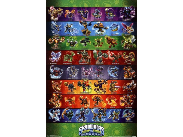 Skylanders Swap Force - Grid Poster Print (24 x 36)