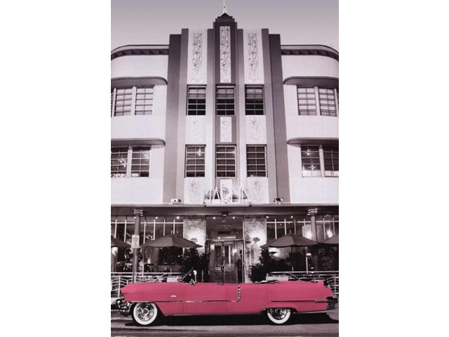 Pink Cadillac Poster Print (22 x 34)