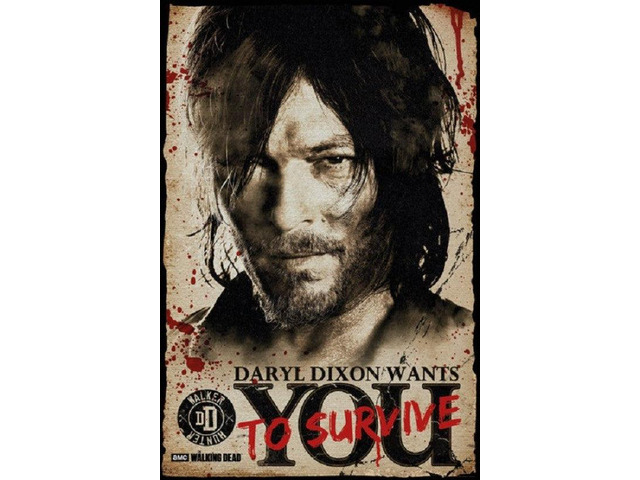 Walking Dead Daryl Dixon Wants You Poster Print (24 x 36) - Item # XPE160389