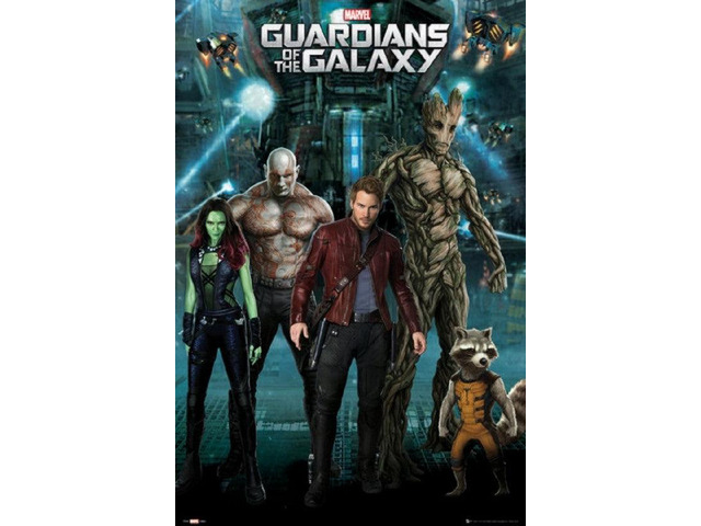 Guardians Of The Galaxy - Superhero Team Poster Print (24 X 36)