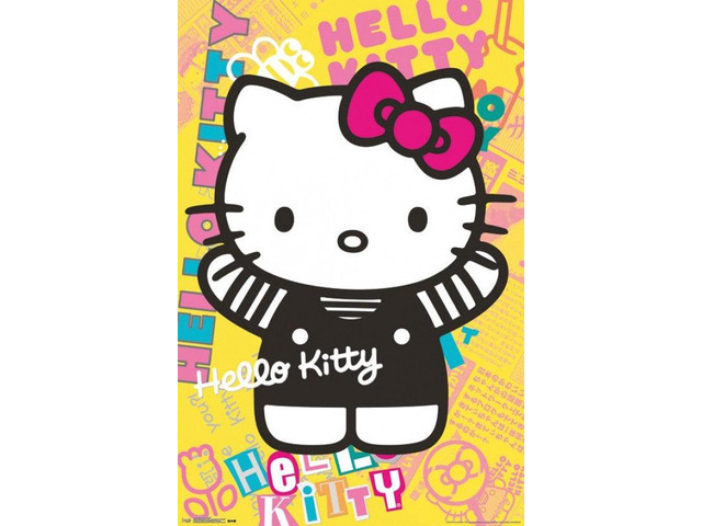 Hello Kitty - Colorful Poster Print (22 x 34)