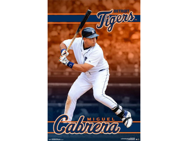Detroit Tigers - Miguel Cabrera 16 Poster Print (22 x 34)