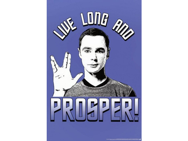 The Big Bang Theory - Live Long Poster Print (22 x 34)
