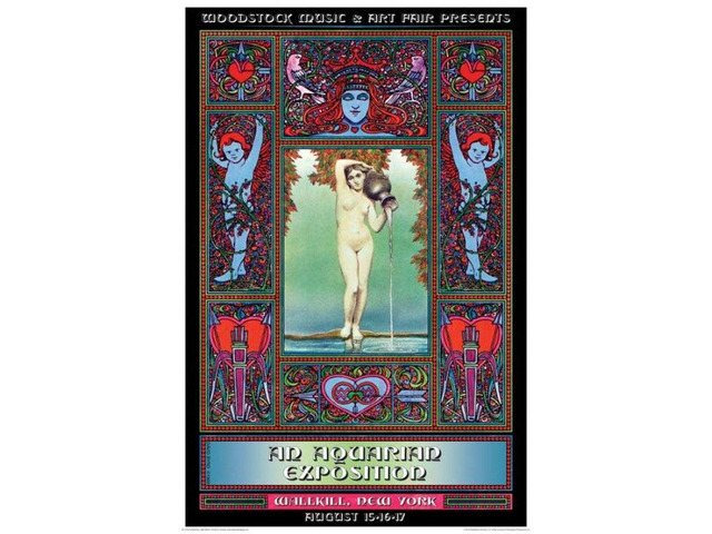 Woodstock Concert Promo Poster (24 x 36)