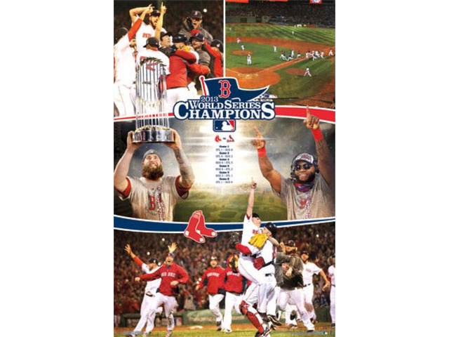 2013 Boston Red Sox World Series - Celebration Poster Print (24 x 36)