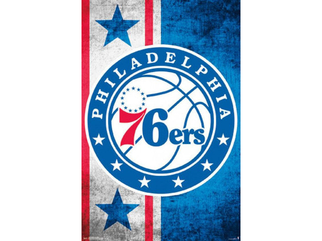 Philadelphia 76Ers - Logo Poster Print (22 x 34)