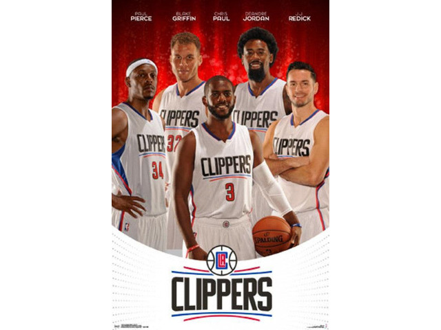 Los Angeles Clippers - Team 15 Poster Print (22 x 34)