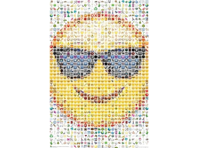 Emoji Sunglasses Mosaic Poster Print (24 X 36)