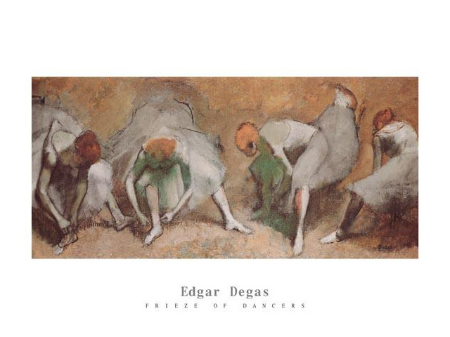 Frieze Of Dancers - Edgar Degas Poster Print (28 x 22) - Item # PYRD121