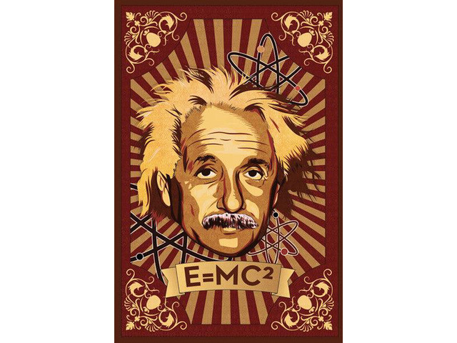 Albert Einstein - E=MC2 Poster Print (22 x 34)
