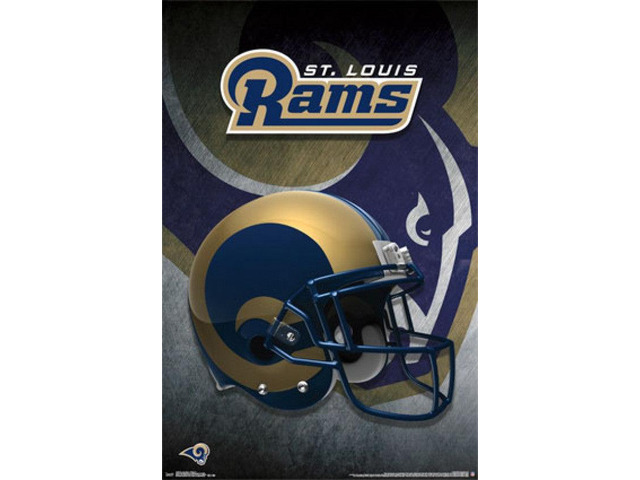 St. Louis Rams - Helmet 15 Poster Print (24 x 36)