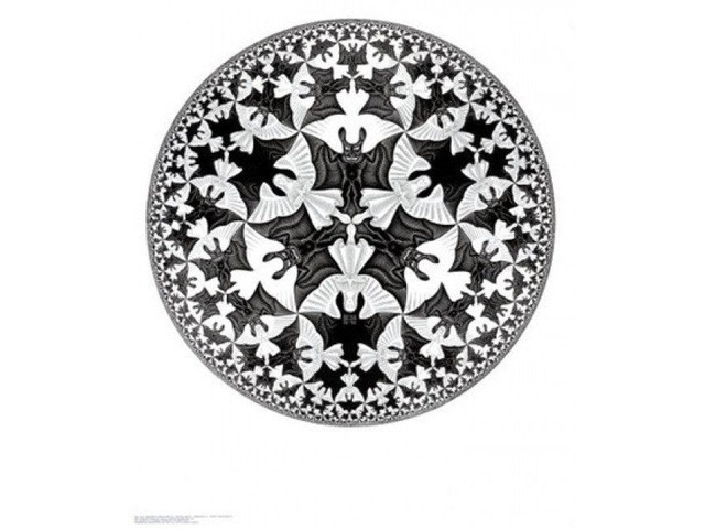 Circle Limit IV - M. C. Escher Poster Print (22 x 26)