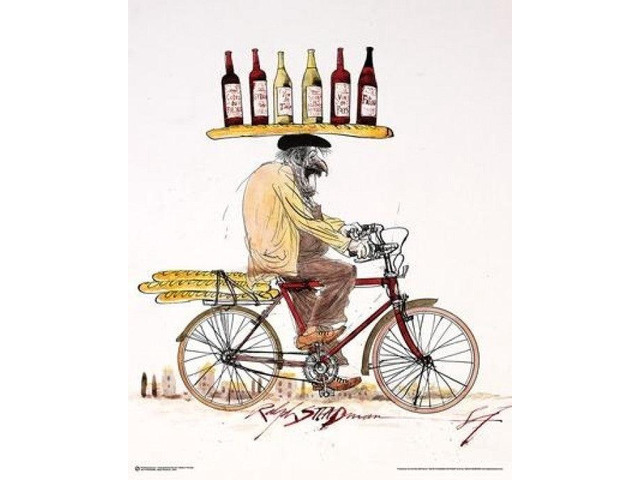 Ralph Steadman - Wine Poster Print (22 x 28)