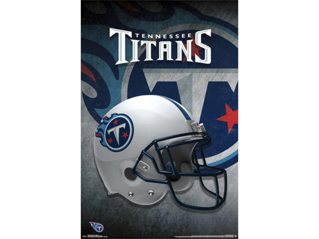 Tennessee Titans - Helmet 15 Poster Print (22 x 34)