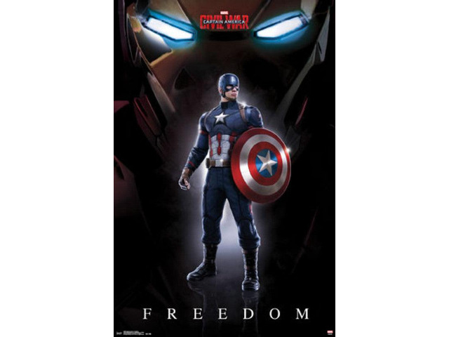 Captain America: Civil War - Freedom Poster Print (22 x 34)