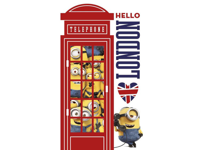 Minions Telephone Booths Poster (36 x 24)