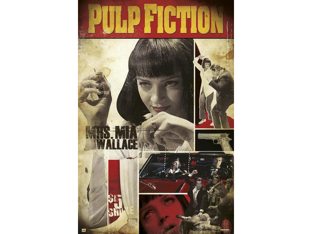 Pulp Fiction Mia Poster (24 x 36)