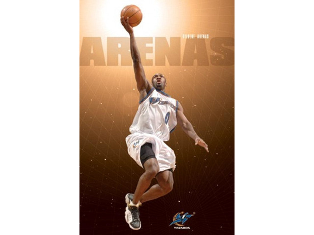 Gilbert Arenas Poster Print (22 x 34)