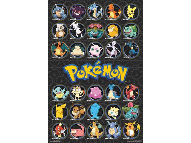 Pokmon - All Time Favorites Poster Print (22 x 34)