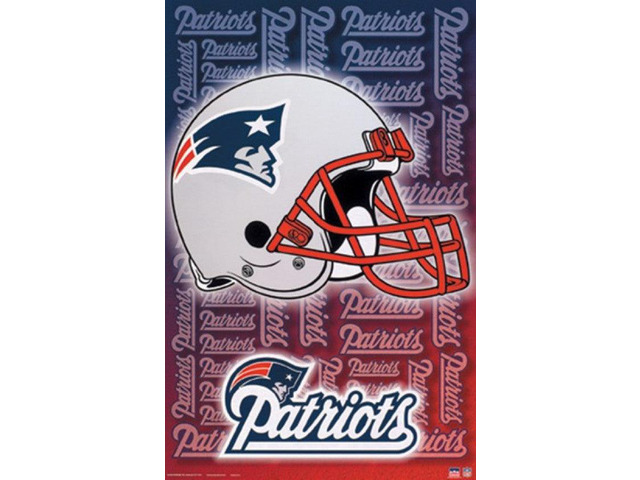 Patriots-Helmet Poster Print (22 x 34)
