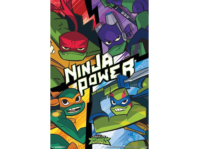 Rise Of The Teenage Mutant Ninja Turtles - Turtles Poster Print (22 x 34)