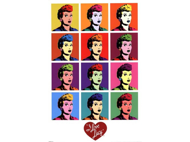I Love Lucy - Pop Art Poster Print (24 x 36)