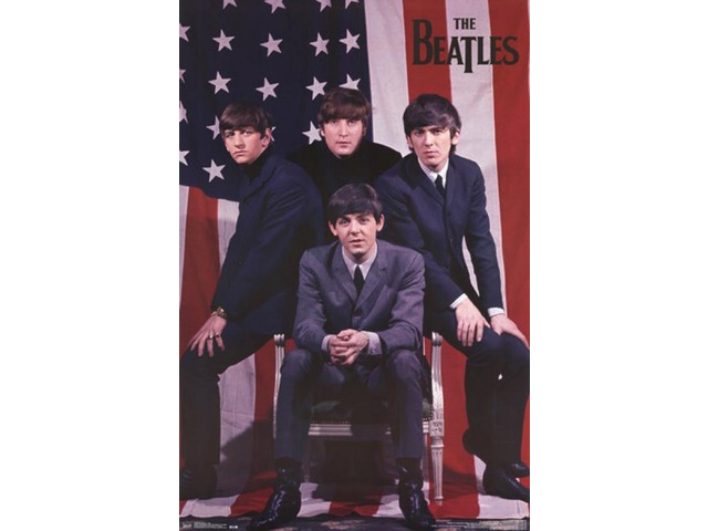 The Beatles - Flag Poster Print (22 x 34)