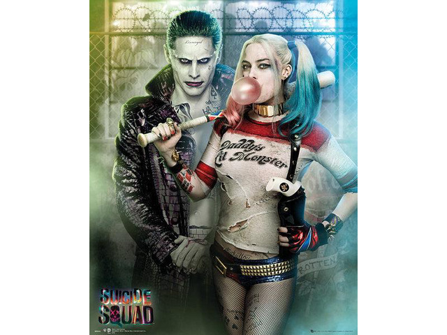 Suicide Squad Joker And Harley Quinn Poster Print (16 x 20)