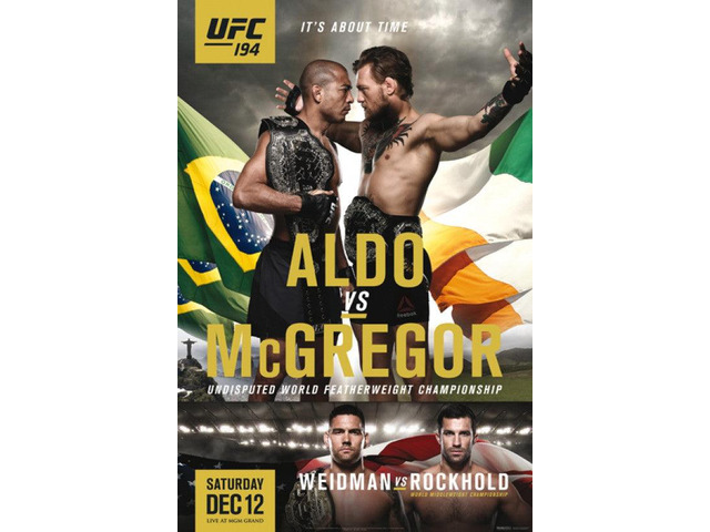 Ufc - 194 - Aldo Vs. Mcgregor Poster Print (24 X 36)