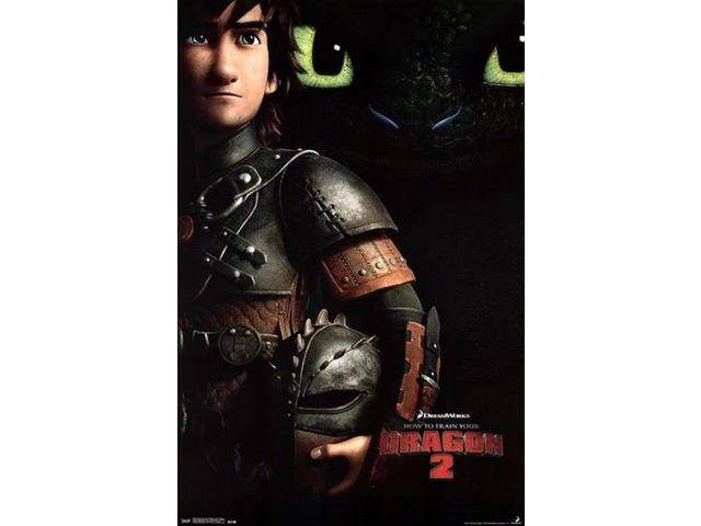 Dreamworks How to Train Your Dragon 2 - Hiccup & Toothless Poster Print (24 x 36)