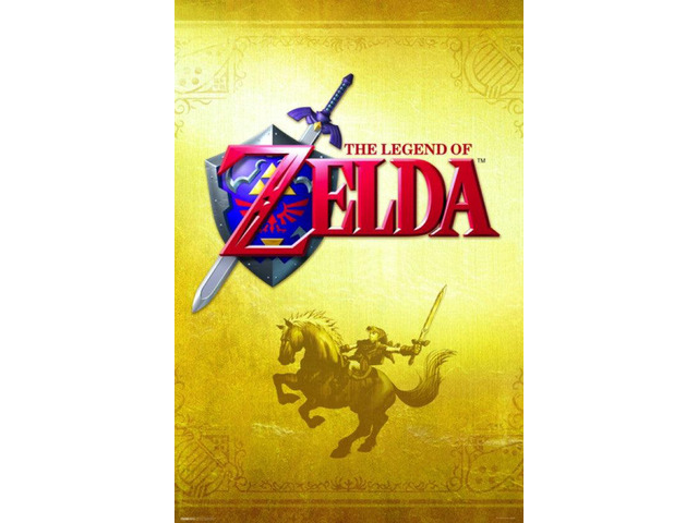 Zelda - Gold Poster Print (22 x 34)