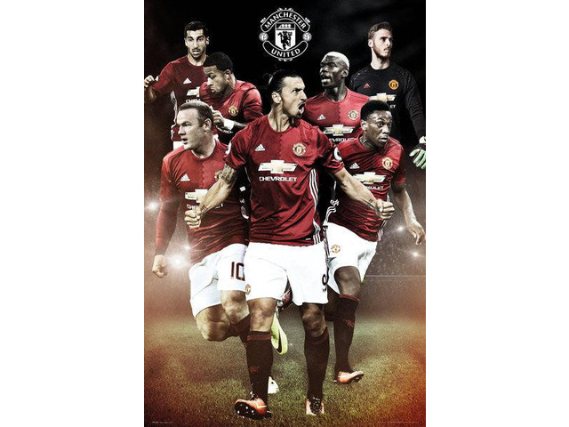 Manchester United Players Poster Print (22 x 34)