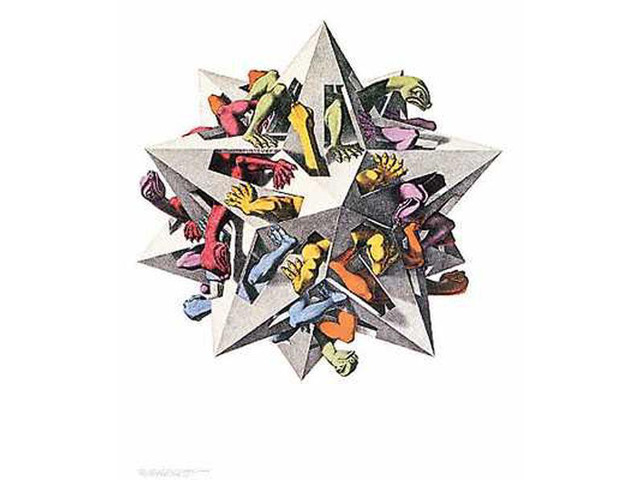 Gravity - M. C. Escher Poster Print (22 x 26)