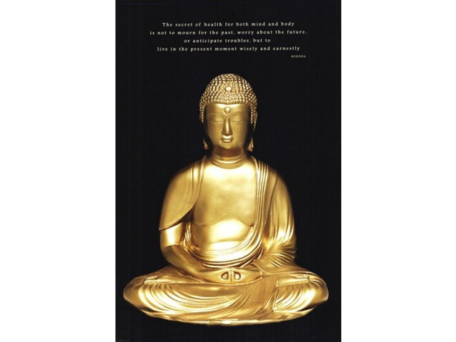Buddha - The Secret of Health Poster Print (22 x 34)