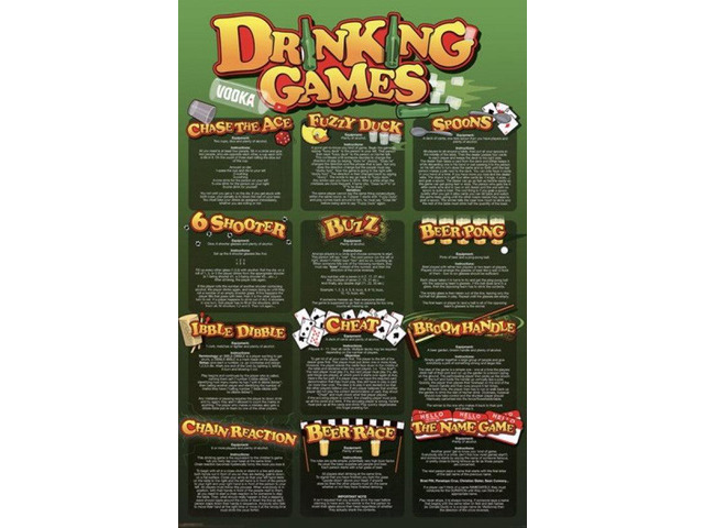 Drinking Games Poster Print (22 x 34)