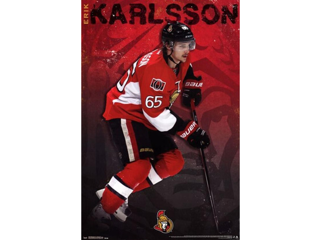 Ottawa Senators - E Karlsson 13 Poster Print (22 x 34)