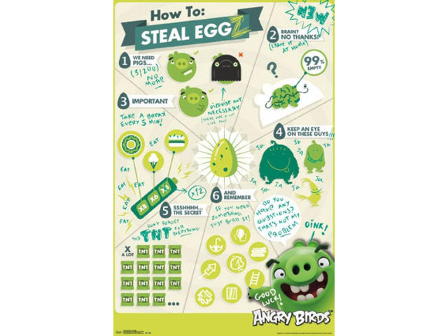 Angry Birds - Steal Eggz Poster Print (22 x 34)