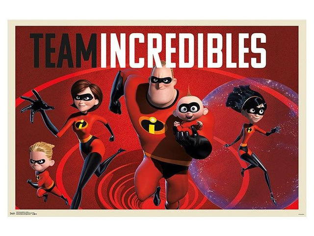 The Incredibles 2 - Family Poster Print (34 x 24)