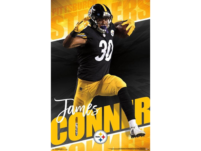 Pittsburgh Steelers - James Conner Poster Print (22 x 34)