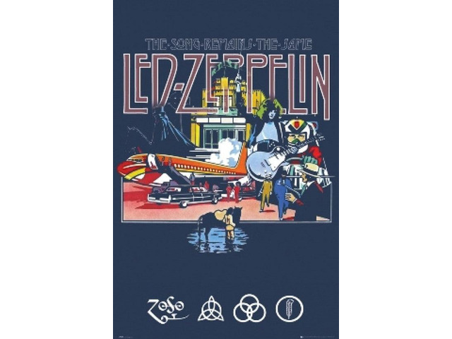 Led Zeppelin Song Remains The Same Poster Print (24 X 36)