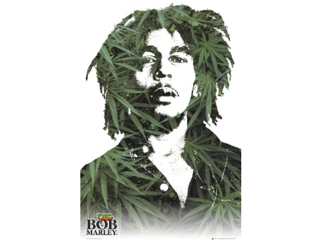 Bob Marley - Leaves Poster Print (22 x 34)